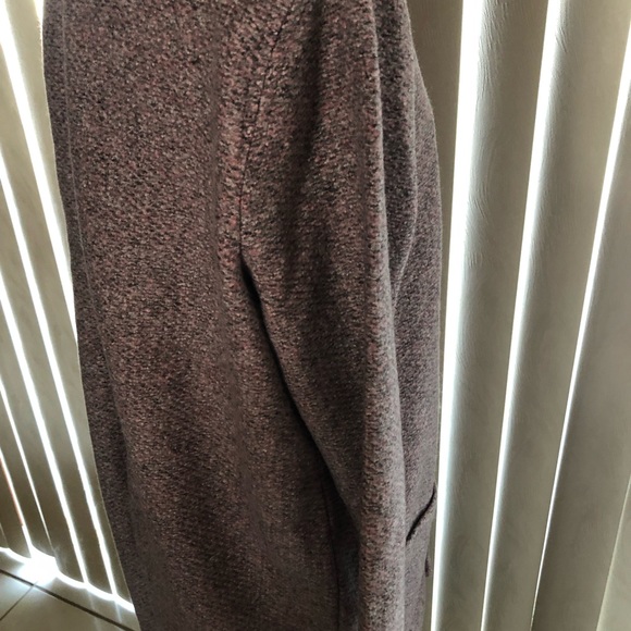 Oodji brand tweed long cardigan pink gray specks. - Picture 6 of 8